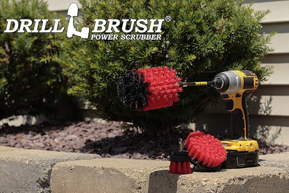 Drill Brush Power Scrubber by Useful Products - Multi Surface Cleaning Brush with Long Reach Extension - Rotary Tool Accessory Brush - Marble Cleaner Bit Brushes for Drill - Drill Brushes for Cleaning