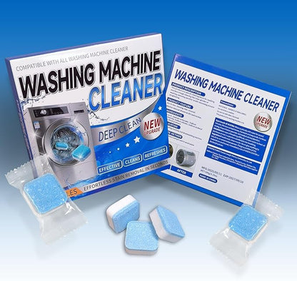 Washing Machine Cleaner Tablets - Deep Cleans & Descaler for Front Load and Top Load Washers, HE Compatible, 24 Pack