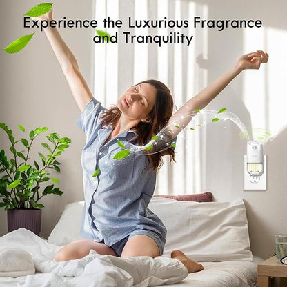 Plug In Air Freshener Refills 8 Pack - Fresh floral, Fruity scent, Complex fragrance, Woody Scented Refill for Home, Bedroom, Bathroom Use, Compatible with Air Wick & Glade, Not Include Glade Plus