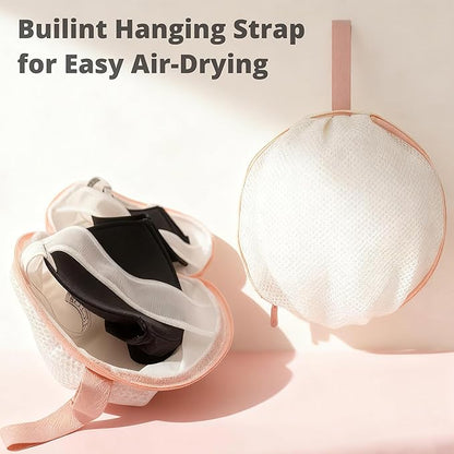 2Pcs Bra Laundry Bags for Washer and Dryer Wash Bags Bra Lingerie Underwear