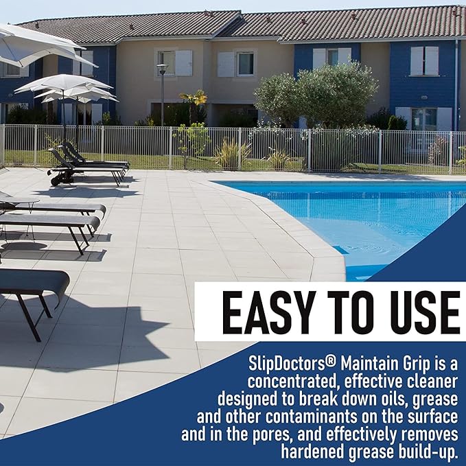 Maintain Grip - Non-Slip Concentrated Floor Cleaner for Tiles, Concrete and Natural Stone