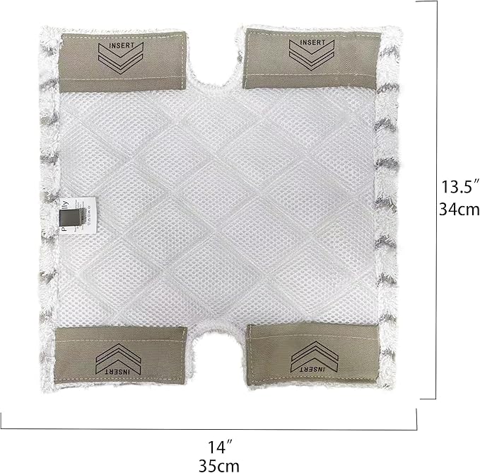 4 Pack Steam Mop Pads for Shark Lift-Away Pro Genius S3973, S3973D, S3973WM, S5002Q, S5003A, S5003D, S5004, S6001W, S6002, S6002C, S6003D, S6003W Touch-Free Dirt Grip Washable Replacement Mop Pads