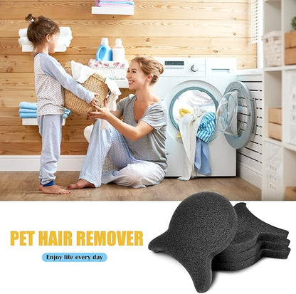 Pet Hair Remover for Laundry, Reusable Dog & Cat Hair Remover Tool, Effectively Removes Pet Hair, Lint and Dander from Bedding and Clothing, Suitable for Washing Machines, Dryers 4PCS