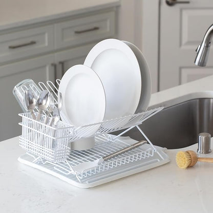 Better Houseware Drain Boards for Kitchen Counter White Dish Drain Board Shields Countertops from Water Damage, Space Efficient 19.5"x15.5"x1.25"
