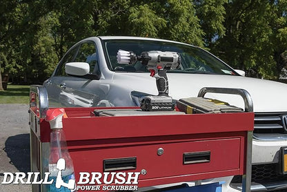 Cleaning Supplies - Truck Accessories - Detailing Brush - Carpet Cleaner Brush - Car Cleaning Brush - Professional Car Detailing Kit - Tire Cleaning Brush - Car Accessories for Men - Power Scrub Brush