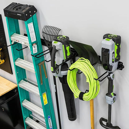 StoreYourBoard Garage Tool Organizer Wall Mount – Heavy Duty Garage Wall Organizer for Garage Organization and Storage, Broom Holder Wall Mount for Gardening Tools & Yard Tools – 48" Holds 450 lbs