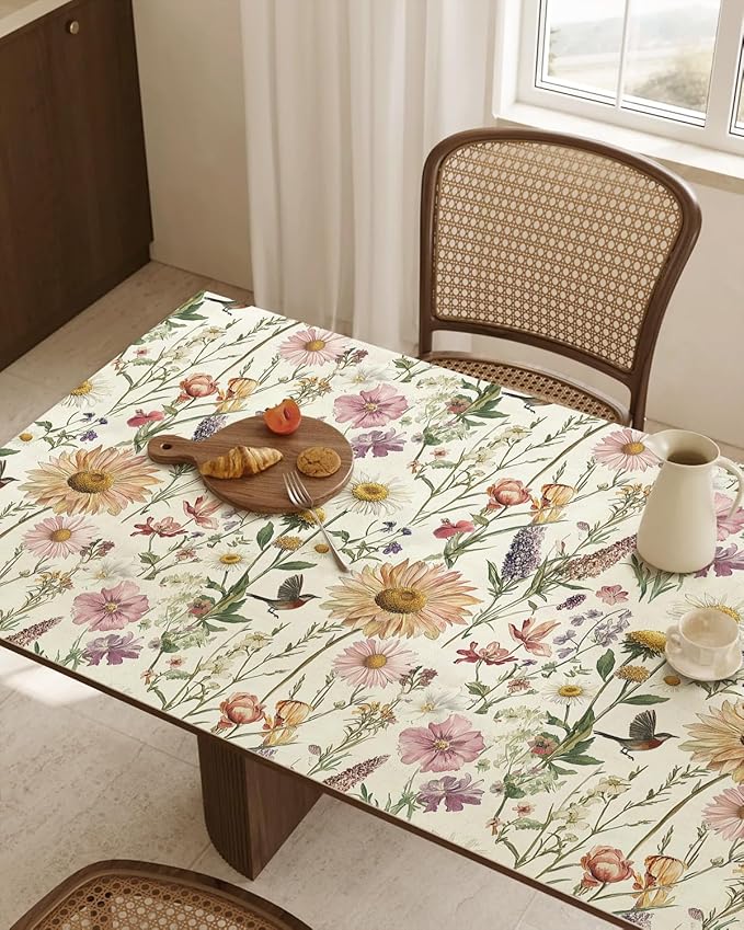 Livebor Floral Peel and Stick Wallpaper Floral Bird Contact Paper 16.9inch x 196.8inch Vintage Flower Wallpaper Peel and Stick Self Adhesive Flower Contact Paper Botanical Decor for Bathroom Vinyl