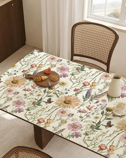 Livebor Floral Peel and Stick Wallpaper Floral Bird Contact Paper 16.9inch x 118.1inch Vintage Flower Wallpaper Peel and Stick Self Adhesive Flower Contact Paper Botanical Decor for Bathroom Vinyl