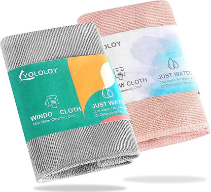 Enviro Cleaning Cloth Set, Quality Replacement for Norwex Enviro Cloth, Basic Package Cleaning Cloth. for Cleaning Home, Car, Bar, Hotel Office. Only Water is Needed to Complete The Cleaning