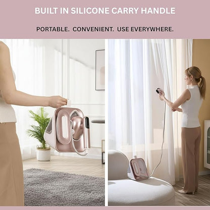 SALAV DuoPress Smart Deluxe Steam Station, Garment Steamer & Iron, 6ft Extra-Long Hose, Auto-Off Safety, Digital Display, 7 Steam Levels, 1.1L Water Tank, Dry Iron Mode & Steam Burst