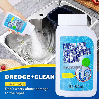 Multi-Purpose Pipeline Dredging Agent, Toilets, Bathroom Drains & Floor Pipes | Safe for All Pipe Types 1PCS