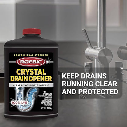 Roebic HD-CRY-DO-6 2-Pound Heavy Duty Crystal Drain Opener