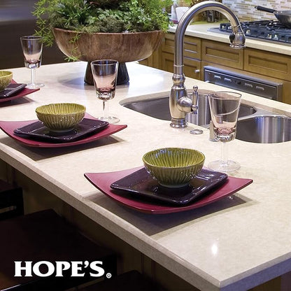 HOPE'S Perfect Countertop Cleaner and Polish 22-Ounce, Streak-Free Multi-Surface Cleaning Spray, Safe on Stone, Laminate, CORIAN, Granite, Quartz, Marble, Pack of 6