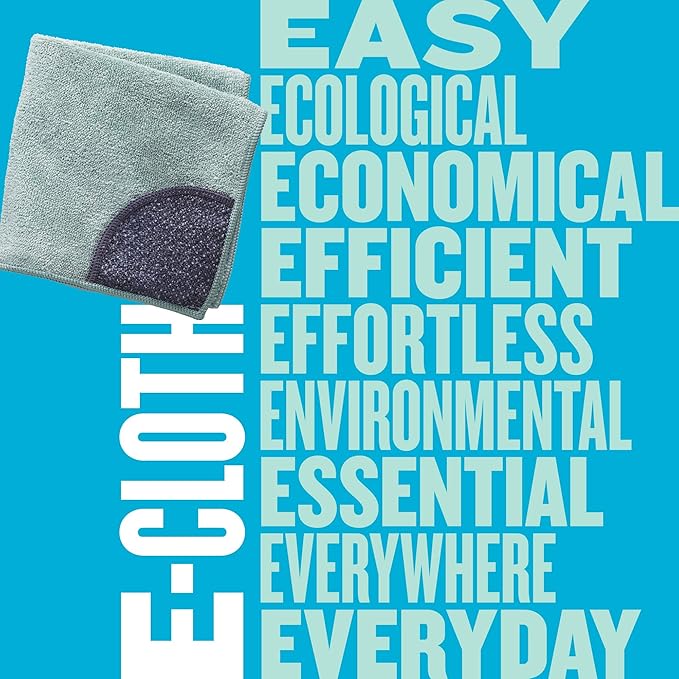 E-Cloth Kitchen Microfiber Cleaning Cloths, Single Pack, Green