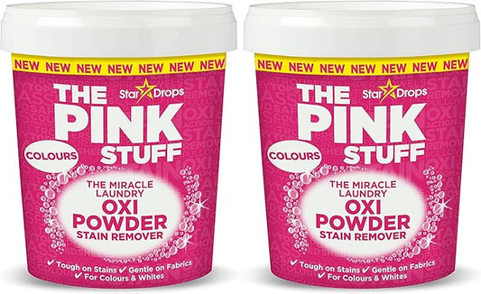 Stardrops - The Pink Stuff - The Miracle Laundry Oxi Powder Stain Remover For Color's Bundle (2 Color's Powder) (PS2LC)