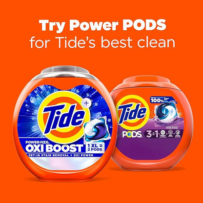 Tide PODS laundry detergent pacs, 3-in-1 Stain Remover, Odor Fighter, Color Protector, 102 Count, HE compatible, Spring Meadow Scent