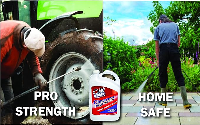 Oil Eater Original 1 Gallon Cleaner,Degreaser - Dissolve Grease Oil and Heavy-Duty Stains – Professional Strength,(Pack of 2)