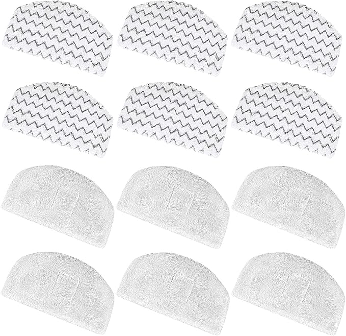 12 Pack 1940 Steam Mop Replacement Pads for Bissell Powerfresh Steam Mop 1940 1440 1806 1544 2075 2685A 2814 Series, Model 19402 19404 19408 19409 1940A 1940F 1940Q 1940T 1940W B0006 B0017 2075A 15441