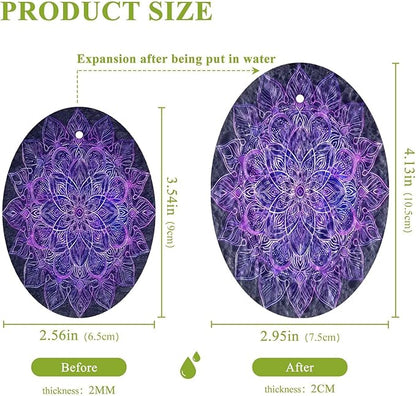 Mandala Kitchen Scrub Sponges, Pop-up Kitchen Cleaning Sponges Reusable Dish Washing Sponges for Bathroom Household Cleaning 3 Pack - Non Scratch Scrubber