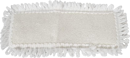 Harper Live.Love.Clean. Bamboo 2-in-1 Smooth Surface Wet/Dry Dust Mop with (2) Washable Wraparound Pads for Cleaning Dust, Pet Hair & Fine Dry Dirt