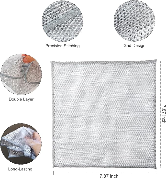 Non Scratch Wire Dishcloth, 60 Pack