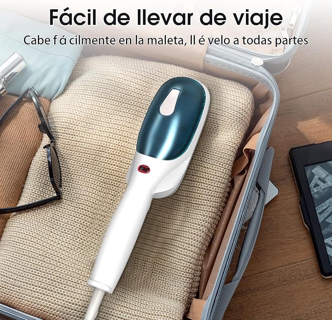 1pc Handheld Steamer Iron for Clothes – 25 Second Heat Up, Powerful Steam for Wrinkle Removal, Ideal for Home, Office, and Travel