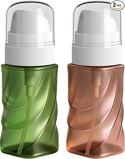 RNOAFMU 2 Pack Small Spray Bottle 2oz/60ml, Travel Size Mini Fine Mist Spray Bottles, Leakproof & Refillable Empty Spray Bottle for Hair, Face, Plant and Cleaning
