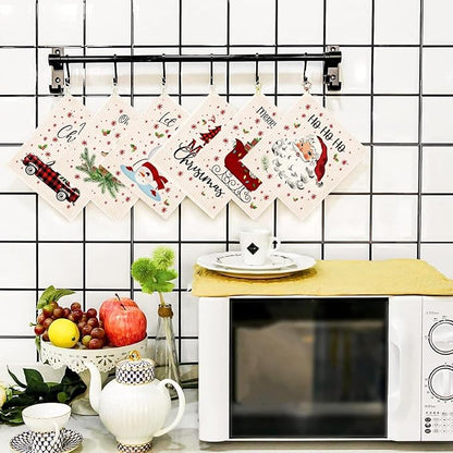 Morigins Eastre Swedish Kitchen Dishcloths Reusable Dish Towels Absorbent and Fast Dry Cleaning Cloths for Kitchen Cleaning Wipes 6 Pieces