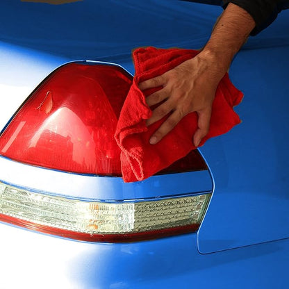 Simpli-Magic Cotton Shop Towels 14"x12" (90 Pack) – Reusable Cleaning Shop Rags for Automobiles, Industries, Garage and Homes (Red)