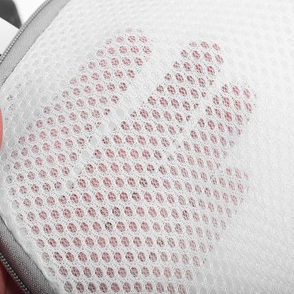 Zippered Mesh Laundry Bag for Delicates Lingerie Underwear Washer Protector 6.69X5.90X5.90 Inches Reusable Laundry Net Bag 2-Pack