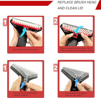 FH14050 Brush Replacement Parts Compatible with Hoover CleanSlate Plus Machine Carpet Cleaners for FH15000V FH14000 FH14000V BH14000V AH31710 AH30941 FH14052 AH31711 AH30940 Spot Tough Stain Brush