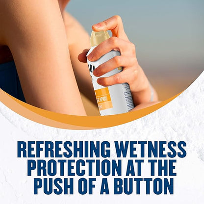 Gold Bond No Mess Clear Invisible Body Powder Spray, 7 oz., Absorbs Odor-Causing Sweat (Pack of 2)