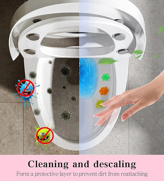 Toilet Gel, 84Count 7 Kinds Of Scent Toilet Cleaner Bowl Gel Stamp Kit Air Freshener