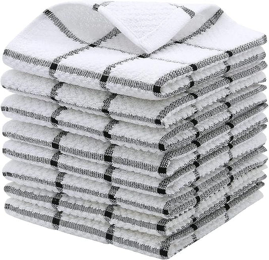 Cleaning Kitchen Fast Absorbent Microfiber Towels,Rags and Cloths Drying Super Cotton Dish,Kitchen Dishcloths Towels Dish Cloth Microfiber Wipes,Fast Drying Dish Towels