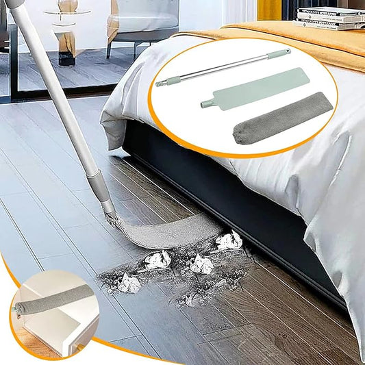 Dust Cleaner Microfiber Duster, Gap Dust Cleaning Artifact with Extension Pole & Bendable Head, Washable Extendable Gap Dusters for Sofa Bed Furniture Bottom,Ceiling Fan,Blinds (Duster)