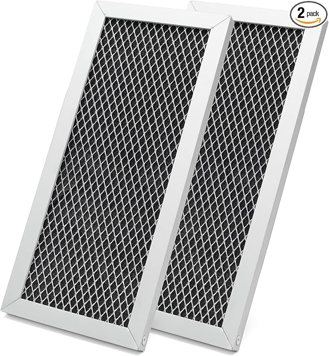 2Pcs Microwave Oven Charcoal Filter Replacement for Samsung Model ME19R7041FS ME19R7041FS/AA ME19R7041FT ME19R7041FT/AA ME19R7041FB ME19R7041FB/AA