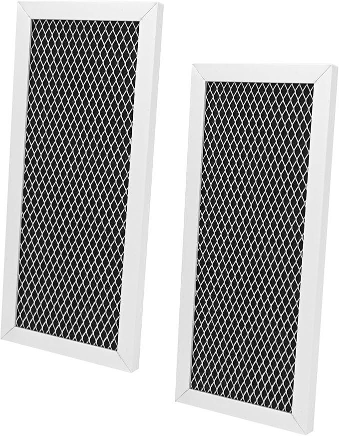 2-Pack Microwave Oven Charcoal Filter Fits for Samsung Model Numbers ME19R7041FS,W,B,T/AA, ME19R7041FS,W,B,G/AC,and More