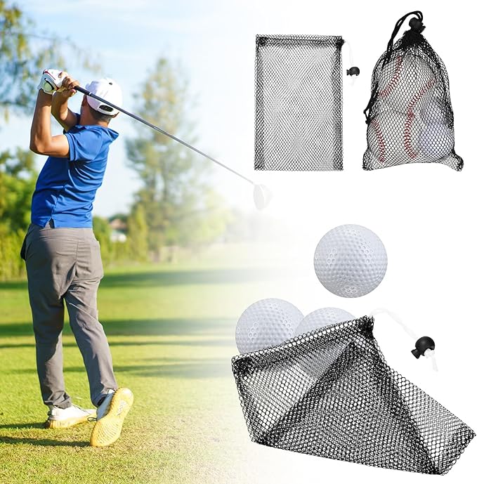 6 x 8 in Small Mesh Laundry Bags with Drawstring [6PCS] - Durable Mesh Bags with Cord Lock for Laundry & Soap &Small Balls - [Black]