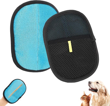 Pet Hair Removal Glove, Easy to Use， Electrostatic Pet Hair Remover, Reusable