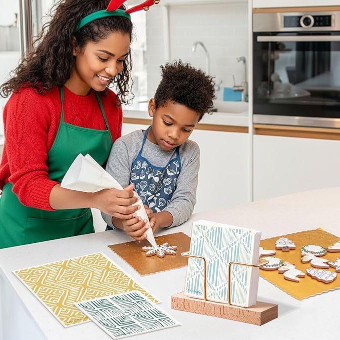 Morigins Swedish Kitchen Towel Set Reusable Kitchen Towel Set Absorbent Cellulose Sponge Cloth 8 Pack Set Biodegradable Ideal for Household Kitchen Cleaning