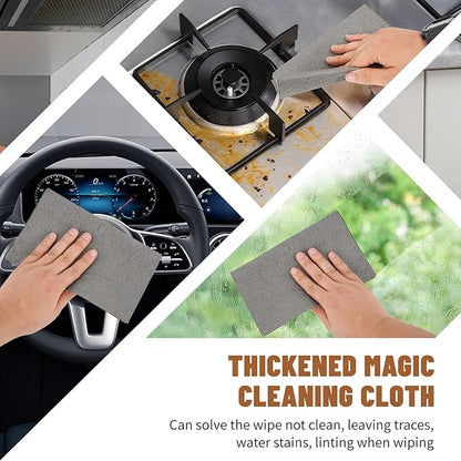 10 Pcs Magic Cleaning Cloth,7.87x9.8inch Thickened Magic Cleaning Cloth,Reusable Microfiber Rag Cloth for Car, Window, Mirror Etc Multipurpose