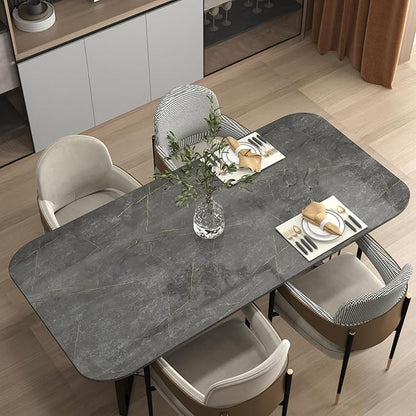 JSEVEM 16"×118" Darker Cyan Gold Pattern Marble Wallpaper Peel and Stick Waterproof Faux Glossy Textured Dark Grey Marble Contact Paper Vinyl Kitchen Granite Wall Stickers for Bedroom Bathroom Walls