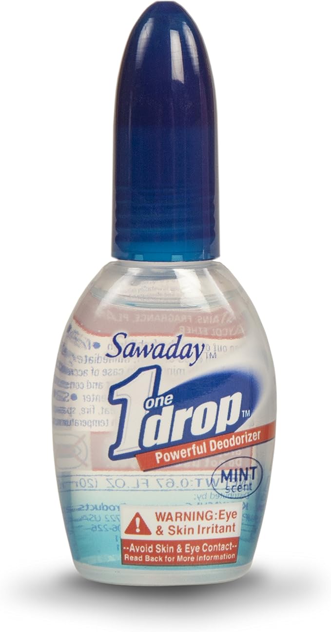 One-Drop Powerful Deodorizer, Before-You-Go Toilet Drops, 0.67 fl oz*- Mint Scent