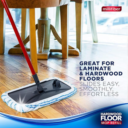 Millifiber Microfiber Mop Refills 15x8 Inches, 3-Pack (Mop is Not Included)