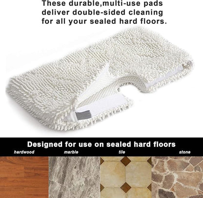 3 Pack S3501 S3601 Steam Pocket Mop Pads for Shark S3500 Series S3501 S3601 S3550 S3901 SE450 S3801CO S3601D S2901 S2902 Steam Mop Pads Washable