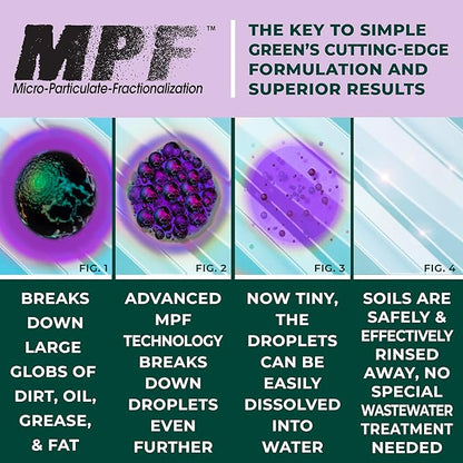 Simple Green Industrial Cleaner and Degreaser 1 Gal. MPF Micro-Particulate Fractionalization Lavender Scent