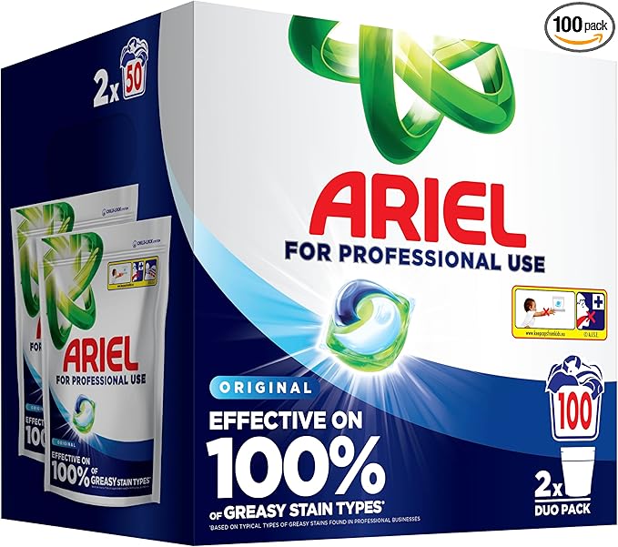 Ariel Professional Liquipods All in One Regular 2x50 Pods (Pack of 100) C010440