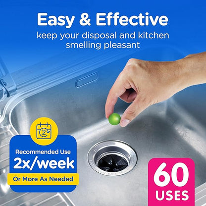 Compac Home Plink Garbage Disposal Cleaner and Deodorizer 60ct VALUE PACK - Assorted Scents