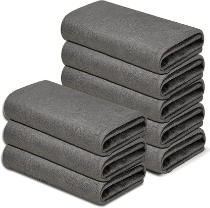 KTT Microfiber Cleaning Cloth,Reusable Thickened Magic Cleaning Cloth.Streak Free Miracle Cleaning Cloth for Home,Window,Mirror Glass and Cars.(12" x 16",8 Pack)