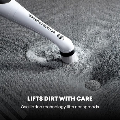 Household Cleaning Brush Power Scrubber - Electric Spin Scrubber Brush for Home, Kitchen & Bathroom - Grout Cleaner & Removes Mould (Washing-Up System Spin Brush)